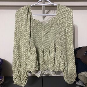 Dip brand peasant top